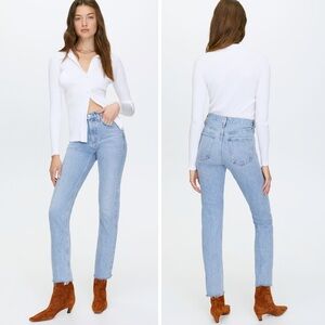 Agolde Cherie High Rise Straight Jeans Size 29
